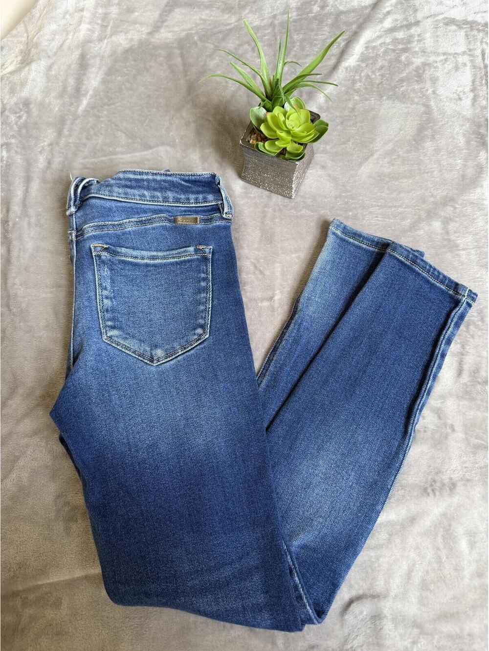 Maurices Blue Skinny Jeans Front & Back Pockets Size 25